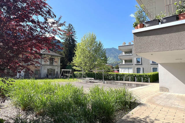 Naturnahes Wohnen im Herzen von Feldkirch: Sonnige 4-Zimmer-Gartenwohnung