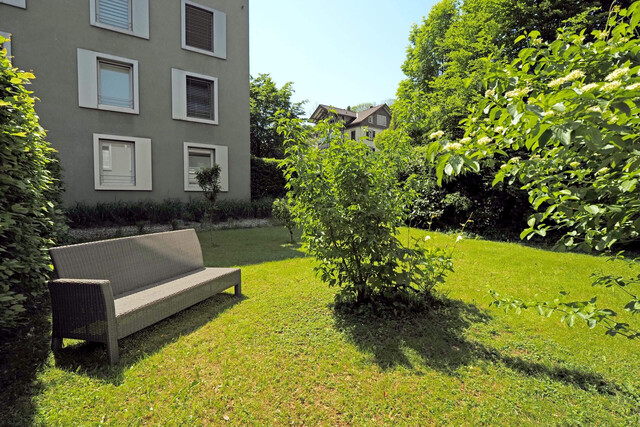 Naturnahes Wohnen im Herzen von Feldkirch: Sonnige 4-Zimmer-Gartenwohnung