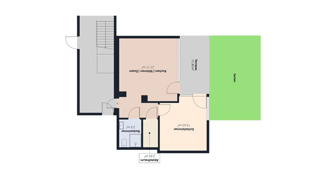 Hittisau | Helle 2-Zimmer-Wohnung mit Terrasse und Garten