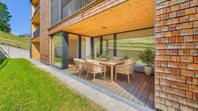 Hittisau | Helle 2-Zimmer-Wohnung mit Terrasse und Garten