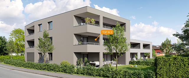 4-Zi-Terrassenwohnung TOP 3 in Rankweil-Brederis, Wollgrasweg 4 - Bezugstermin in Absprache!