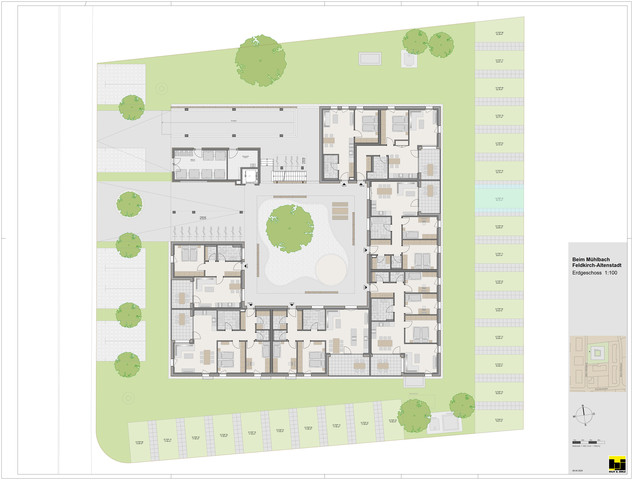 3-Zimmer-Wohnung (Top 19) mit Balkon, TG und privatem Gartenanteil, Feldkirch Altenstadt