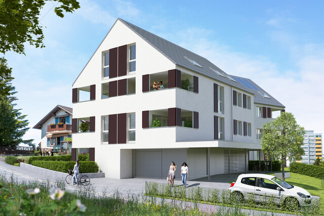 Ruhige 2-Zi-Wohnung mit Blick ins Grüne