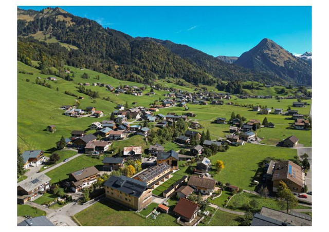 Bregenzerwald - Au, Vollholz Reihenhaus mit Garten, Terrasse und Schuppen, Edelrohbau, tolle Wohnbauförderung