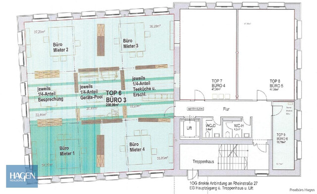 Büroeinheit in Lustenau mit flexiblen Mietoptionen