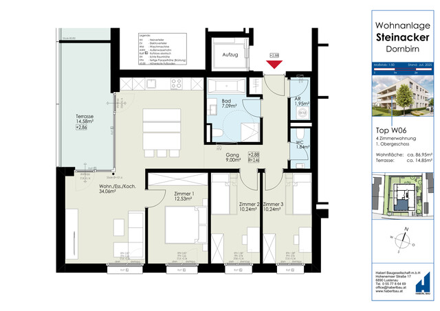 Raumkonzept für Familie & Zukunft mit großzügiger Terrasse