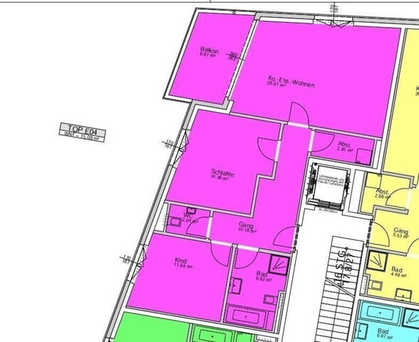 Moderne 3-Zimmerwohnung mit Balkon in Lauterach zu mieten!