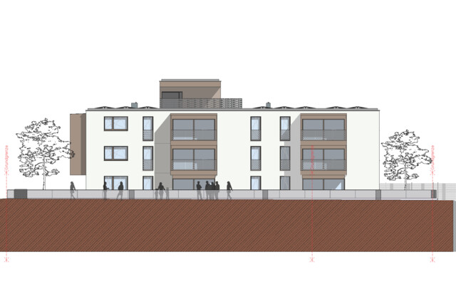 Top 4 Neubauwohnung mit Tiefgarage, Balkon, Dachterrasse und Gemeinschaftsraum