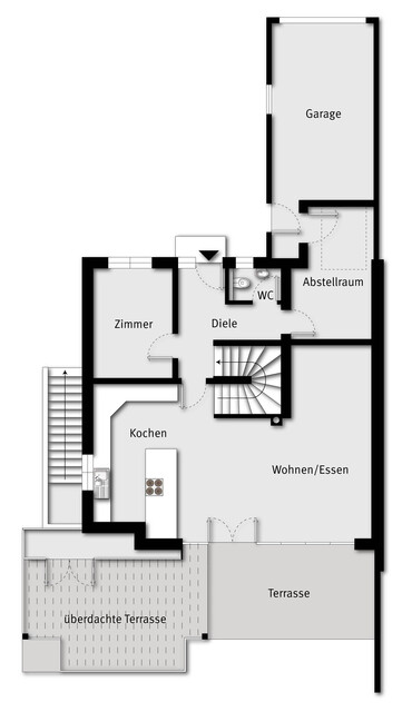 Imposantes Endreihenhaus mit großem Garten, viel Ruhe & Raum