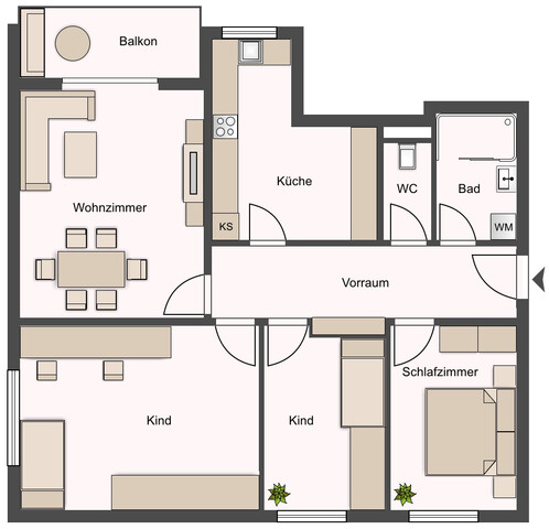 Großzügige 4-Zimmerwohnung in beliebter Lage in Wolfurt – ideal für Familien!