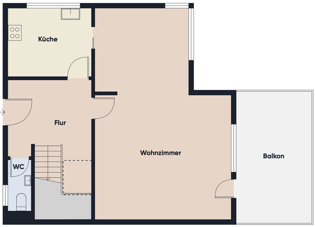 Sehr große Familienwohnung in guter Lage