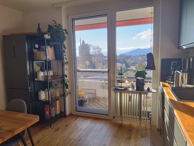 Geräumige Wohnung mit Balkon, Garage, Keller und Fahrradabstellraum in zentraler Lage in Lustenau