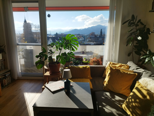 Geräumige Wohnung mit Balkon, Garage, Keller und Fahrradabstellraum in zentraler Lage in Lustenau