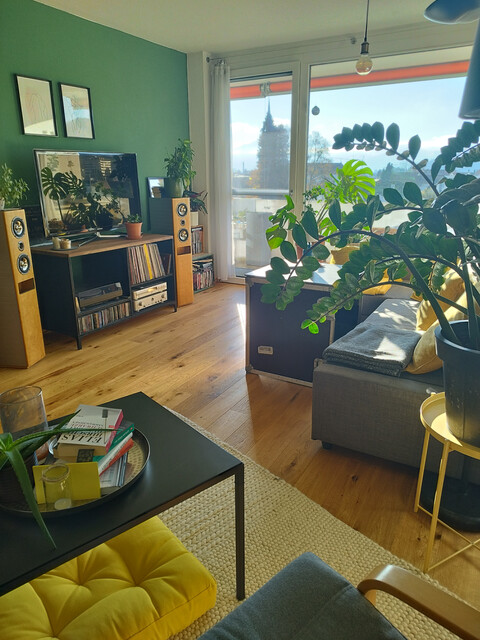 Geräumige Wohnung mit Balkon, Garage, Keller und Fahrradabstellraum in zentraler Lage in Lustenau