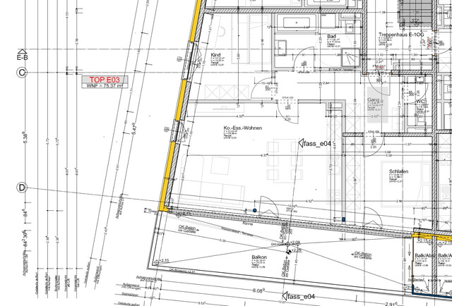 Hochwertige 3-Zimmer-Wohnung 75m² mit 24 m² Terrasse & Tiefgarage in Lauterach