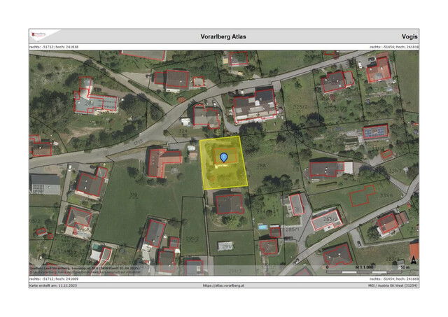 Grundstück in beliebter Hanglage in Klaus mit Altbestand
