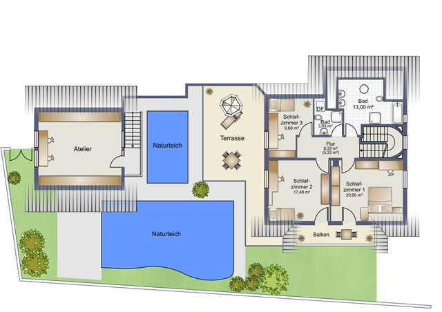 Stilvolles Zuhause in Altach mit Schwimmteich