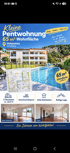 Kleine penthouse wohnung .kein makler gebühr ..ali sahin 0676 520 81 01 