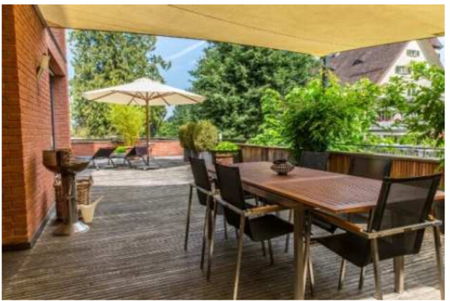 DORNBIRN-OBERDORF: 93 m² plus 88 m² Terrasse mit Blick in den Villenpark!
