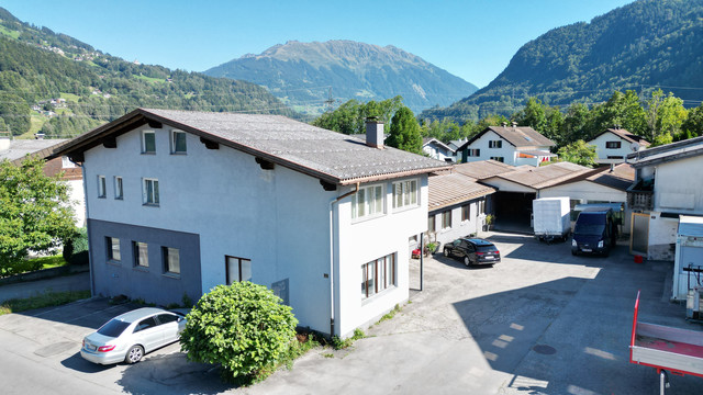 Montafon Vandans, vielseitiges Lager- und Gewerbeareal mit Wohn- und Bürohaus