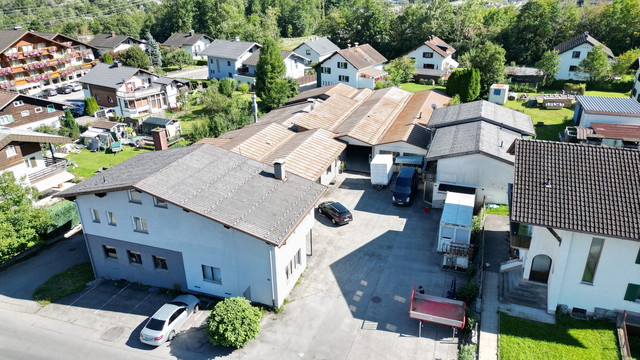 Montafon Vandans, vielseitiges Lager- und Gewerbeareal mit Wohn- und Bürohaus