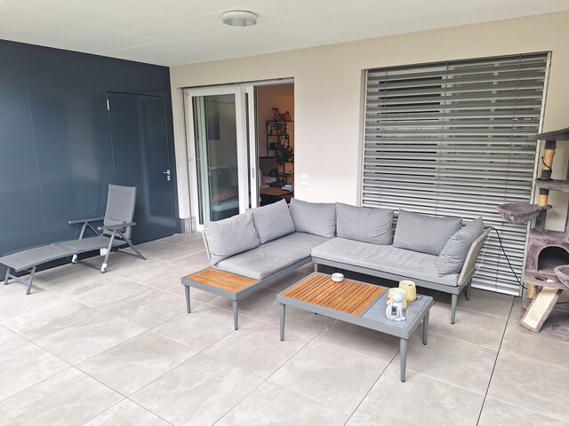 Moderne Gartenwohnung mit einem Tiefgaragenplatz in Feldkirch-Gisingen