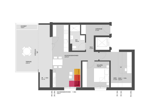 Tolle 3-Zi-Wohnung mit Terrasse. Achtung: Wir besichern Ihre bestehende Immobilie!