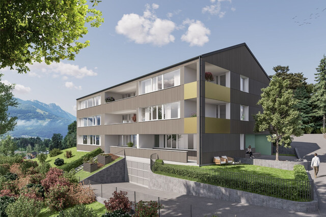 5-Zi Dachwohnung Top 9 mit Walgaublick