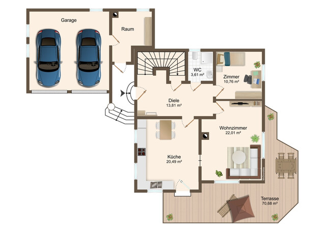 Einfamilienhaus mit Garten in Hohenems