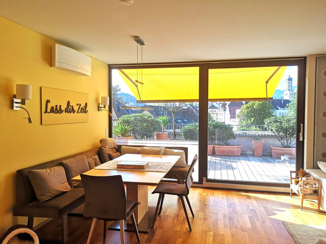 Exklusive Penthouse-Maisonette mit 100 m² Dachterrasse und Alpenpanorama!