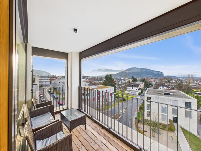 Helle 3-Zimmer-Neubau-Wohnung mit Loggia im Herzen von Götzis