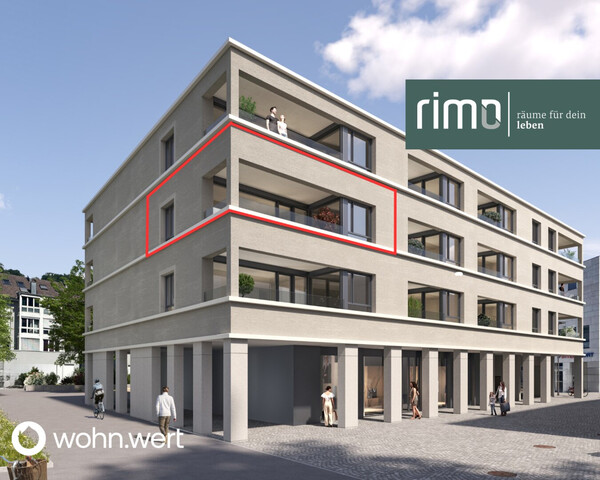2-Zimmerwohnung am Jahnplatz inmitten von Feldkirch - Erstbezug - zu mieten - Top A2.7