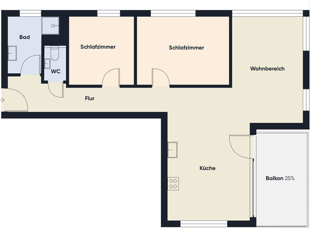 Exklusive 3-Zimmer-Residenz mit Terrasse – vollmöbliert zum Einziehen bereit!