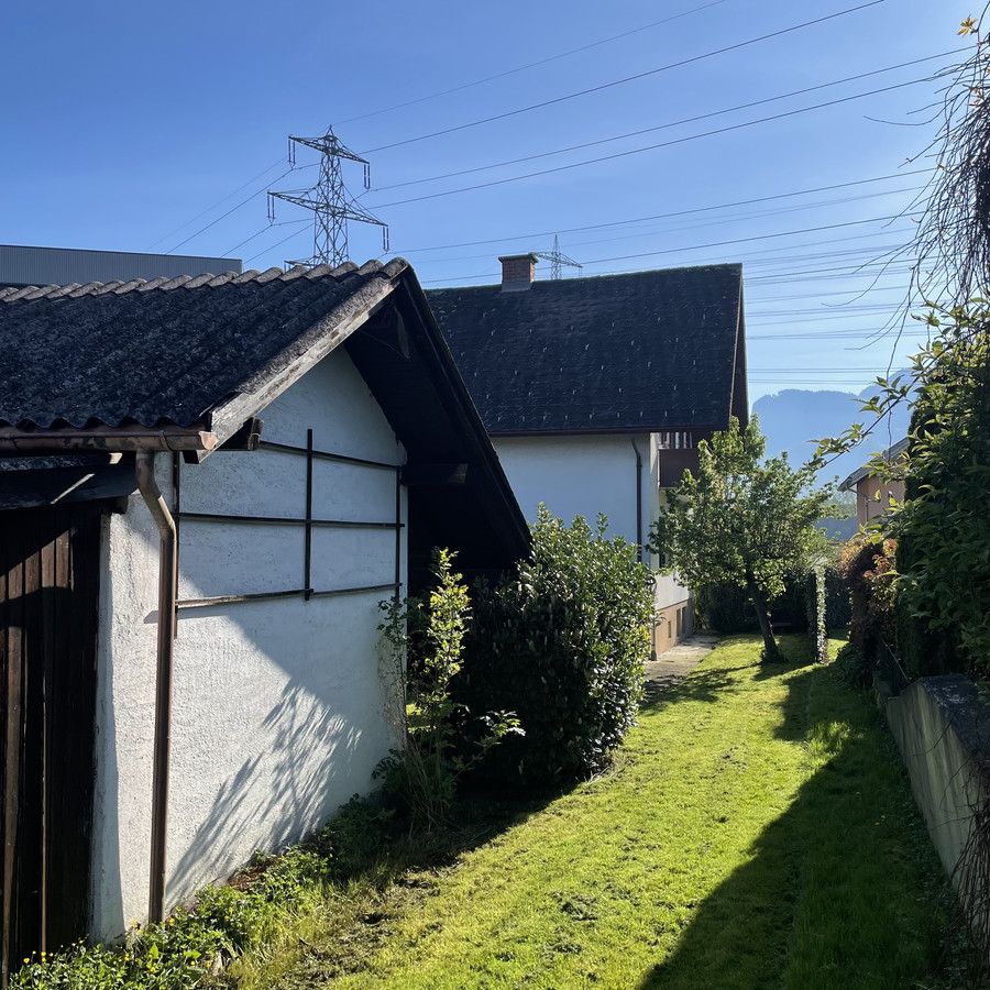 Grundstück mit Haus in Hohenems