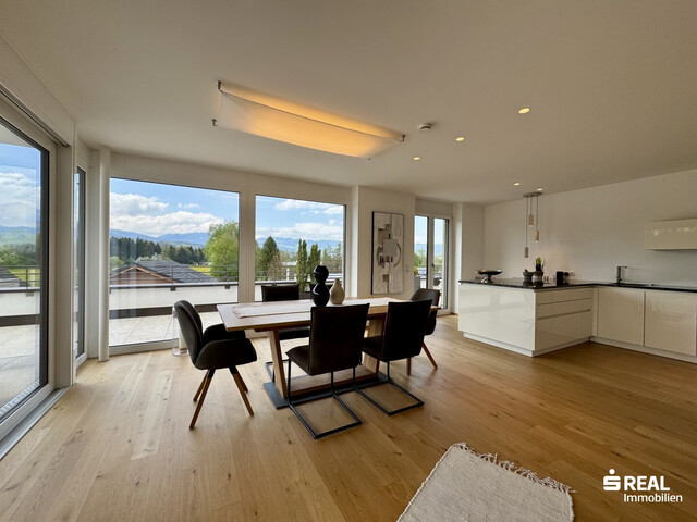 Exklusives Penthouse über den Dächern von Koblach – Luxus pur mit 188 m² Panorama-Terrasse!