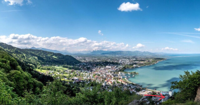 Am See direkt bei Bregenzer Innenstadt - Sehr großzügige 3,5-Zimmer-Wohnung - Besonders auch für Senioren geeignet