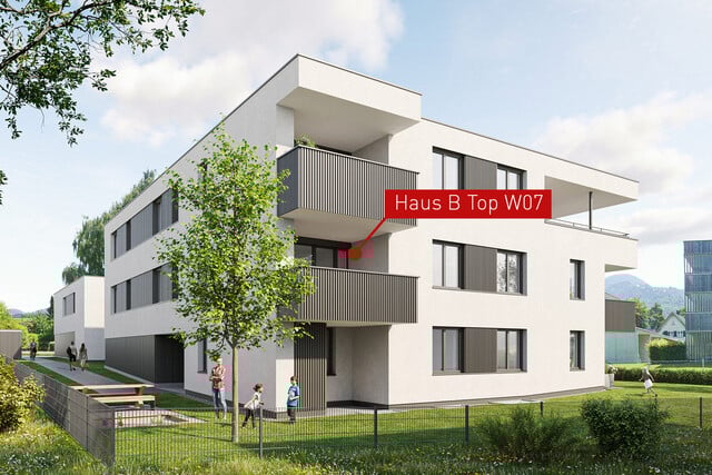 3-Zimmer-Wohnung im Haus B (B07) Sulz - Kreuzgasse