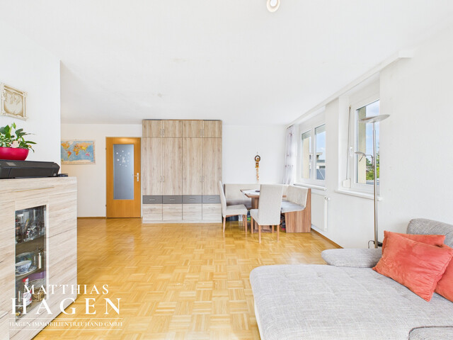 Gemütliche 3-Zimmer-Dachgeschosswohnung in toller Lage in Lustenau