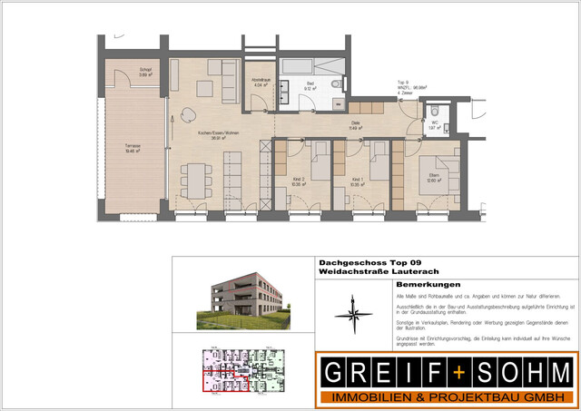 Top 9 | Gemeinsam leben, flexibel wohnen | 4 Zimmer-Dachgeschoss mit Südwestausrichtung
