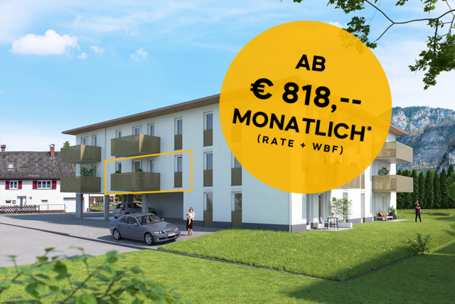 Tolle 3-Zi-Wohnung mit Balkon | mtl. Rückzahlung ab € 818,--*