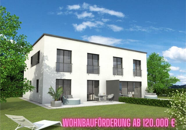 Charmante Doppelhaushälfte in Lustenau: Erstbezug, 5 Zimmer, Garten, Terrasse, 1x Stellplatz  - mit min. 120.000,- Wohnbauförderung! ( Haus B - rechts)