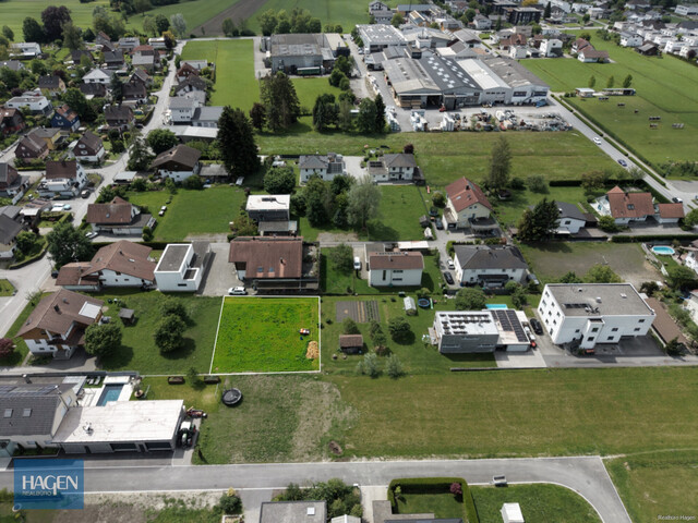 650 m² Bauparzelle in begehrter Wohnlage von Lustenau