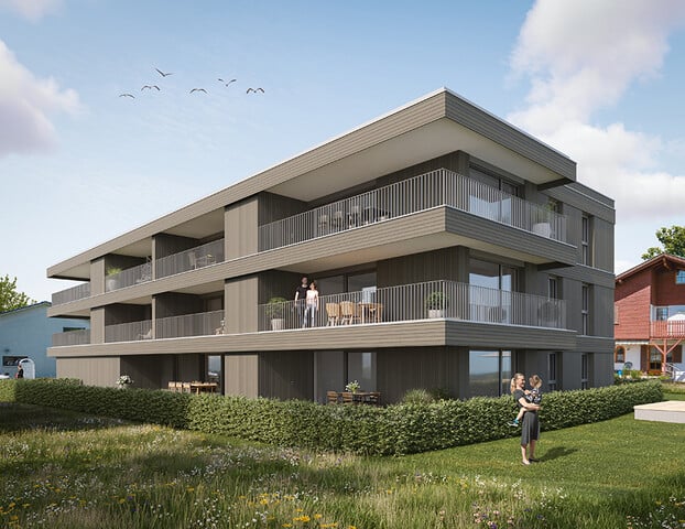 3-Zimmer-Dachgeschosswohnung W08 - Wohnen in bester Lage in Lauterach