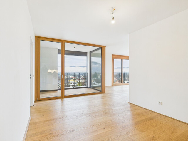 Helle, großzügige 2-Zimmer-Wohnung mit einmaligem Blick übers Rheintal