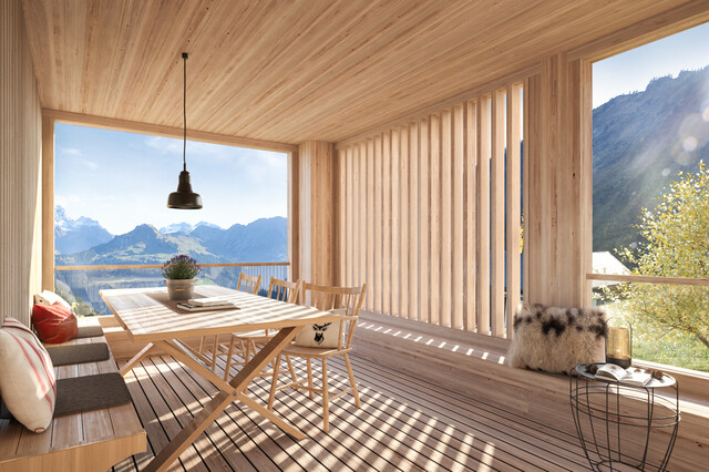 Wintertraum in spektakulärer Bergkulisse auf 1.500m Höhe: Ferienchalet mit direktem Zugang zur Skipiste!