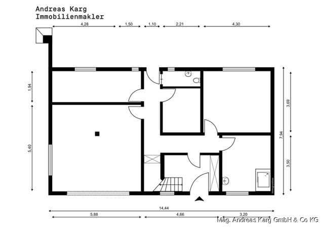 Schlafendes Schmuckstück mit Garten