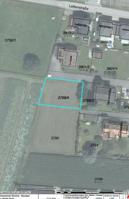 Privatverkauf: Baugrundstück in einer Sackgasse (Privatstraße), ideal für Familien, ruhige Lage