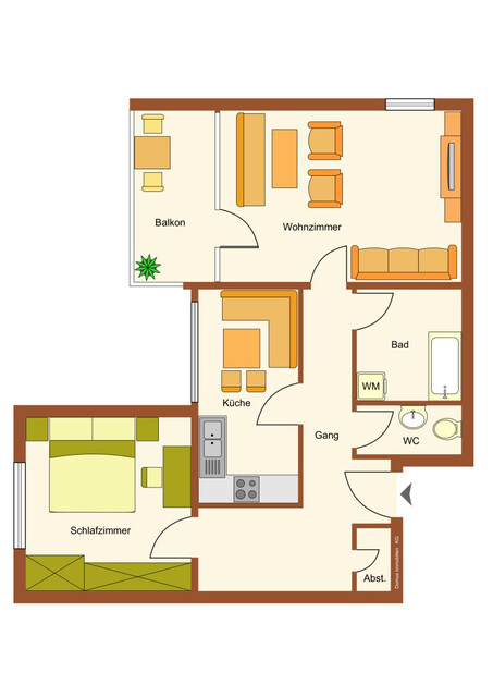 Investitionsobjekt in Lustenau: Gepflegte 2,5-Zimmer-Wohnung mit Charme!
