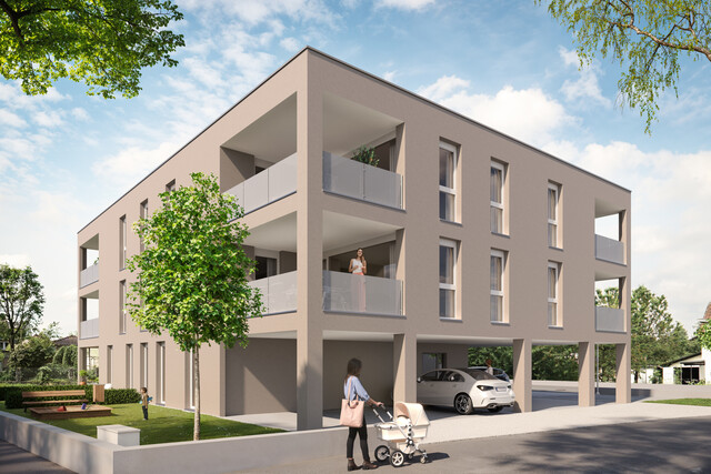 Großzügige 2-Zi-Wohnung mit riesigem Garten
