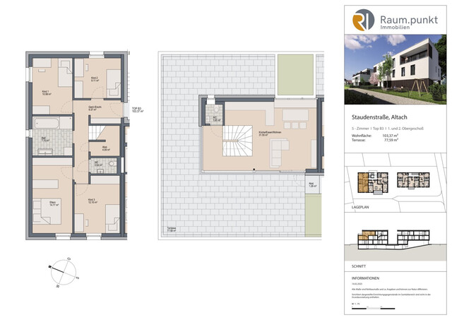 Einzigartige 5-Zimmer-Maisonette-Wohnung im Dachgeschoss - Top B3